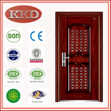 Stahl Sicherheit Tür KKD-707 für Wohnung Eintrag mit Tür in Tür zu kommunizieren